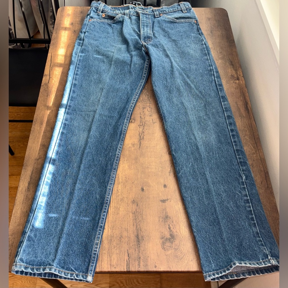 VINTAGE** Levi's Classic Straight Blue Jeans 34x32
MADE IN USA** - Picture 3 of 16